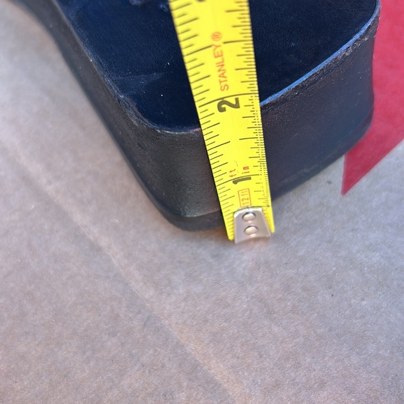 CALLEN CORDERO Leather Platform Sandals Sz 5 - Picture 11 of 12